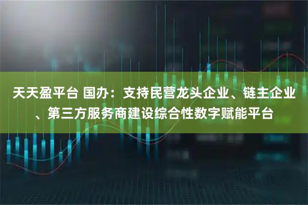 天天盈平台 国办：支持民营龙头企业、链主企业、第三方服务商建设综合性数字赋能平台