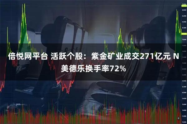 倍悦网平台 活跃个股：紫金矿业成交271亿元 N美德乐换手率72%